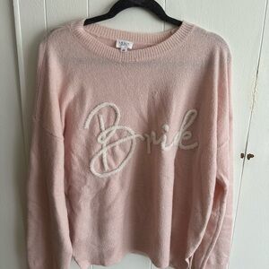 Le Lis Pink Crew Neck Sweater